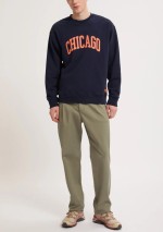 Universal Overall - Felpa Chicago - U2613250C NVY - Tadolini Abbigliamento