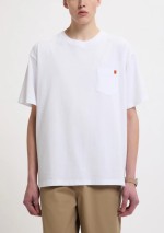 Universal Overall - Maglietta a maniche corte con tasca - U2613219G WHT - Tadolini Abbigliamento