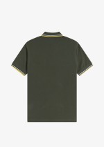 Fred Perry - Polo piqué con doppia riga - M3600 05B - Tadolini Abbigliamento