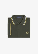 Fred Perry - Polo piqué con doppia riga - M3600 05B - Tadolini Abbigliamento