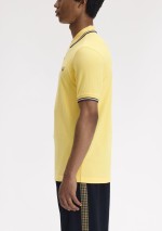 Fred Perry - Polo piqué con doppia riga - M3600 06B - Tadolini Abbigliamento