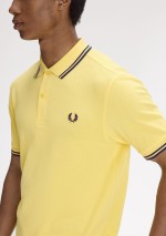 Fred Perry - Polo piqué con doppia riga - M3600 06B - Tadolini Abbigliamento