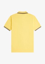 Fred Perry - Polo piqué con doppia riga - M3600 06B - Tadolini Abbigliamento