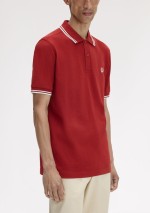 Fred Perry - Polo piqué con doppia riga - M3600 07B - Tadolini Abbigliamento