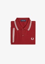 Fred Perry - Polo piqué con doppia riga - M3600 07B - Tadolini Abbigliamento