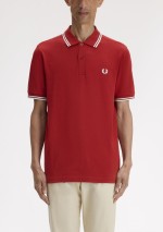 Fred Perry - Polo piqué con doppia riga - M3600 07B - Tadolini Abbigliamento