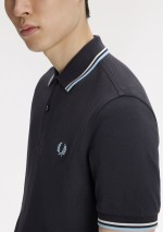 Fred Perry - Polo piqué con doppia riga - M3600 09B - Tadolini Abbigliamento