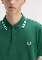 Fred Perry - Polo piqué con doppia riga - M3600 81B - Tadolini Abbigliamento