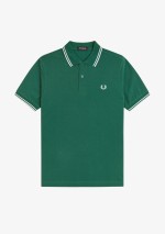 Fred Perry - Polo piqué con doppia riga - M3600 81B - Tadolini Abbigliamento