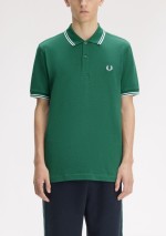 Fred Perry - Polo piqué con doppia riga - M3600 81B - Tadolini Abbigliamento