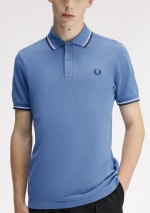 Fred Perry - Polo piqué con doppia riga - M3600 89A - Tadolini Abbigliamento