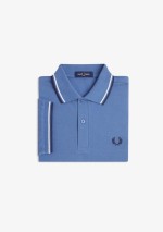 Fred Perry - Polo piqué con doppia riga - M3600 89A - Tadolini Abbigliamento