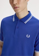 Fred Perry - Polo piqué con doppia riga - M3600 99A - Tadolini Abbigliamento