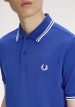 Fred Perry - Polo piqué con doppia riga - M3600 99A - Tadolini Abbigliamento