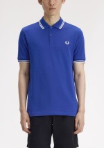 Fred Perry - Polo piqué con doppia riga - M3600 99A - Tadolini Abbigliamento