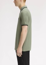 Fred Perry - Polo piqué con doppia riga - M3600 S23 - Tadolini Abbigliamento