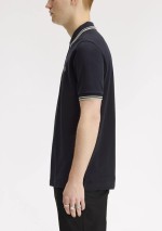 Fred Perry - Polo piqué con doppia riga - M3600 T73 - Tadolini Abbigliamento