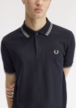 Fred Perry - Polo piqué con doppia riga - M3600 T73 - Tadolini Abbigliamento