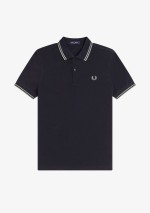 Fred Perry - Polo piqué con doppia riga - M3600 T73 - Tadolini Abbigliamento