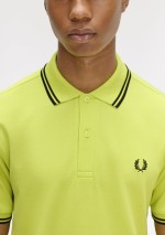 Fred Perry - Polo piqué con doppia riga - M3600 84B - Tadolini Abbigliamento