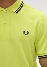Fred Perry - Polo piqué con doppia riga - M3600 84B - Tadolini Abbigliamento