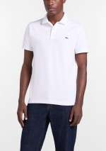 Harmont & Blaine - Polo basic in piquet stretch - LRQ033020862 100 - Tadolini Abbigliamento
