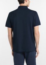 Harmont & Blaine - Polo basic in piquet stretch - LRQ033020862 801 - Tadolini Abbigliamento