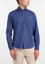 Harmont & Blaine - Structured cotton shirt - CRQ011007634B 802 - Tadolini Abbigliamento