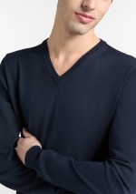 Harmont & Blaine - Cotton V-neck pullover - HRQ019030075 - Tadolini Abbigliamento