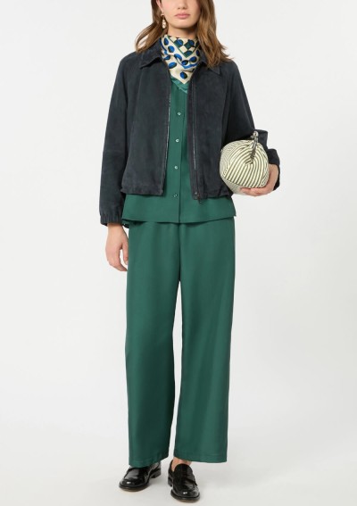 Weekend Max Mara - Loose shirt in habotai silk - 5116086106 - WKDCRINE - Tadolini Abbigliamento