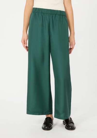 Weekend Max Mara - Pantalone crop in seta - 5136126106 - WKDZAINO - Tadolini Abbigliamento