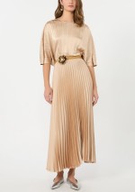 Weekend Max Mara - Loose blouse in pleated satin - 5166056106 - WKDAUREO - Tadolini Abbigliamento