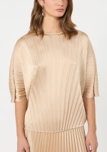 Weekend Max Mara - Loose blouse in pleated satin - 5166056106 - WKDAUREO - Tadolini Abbigliamento