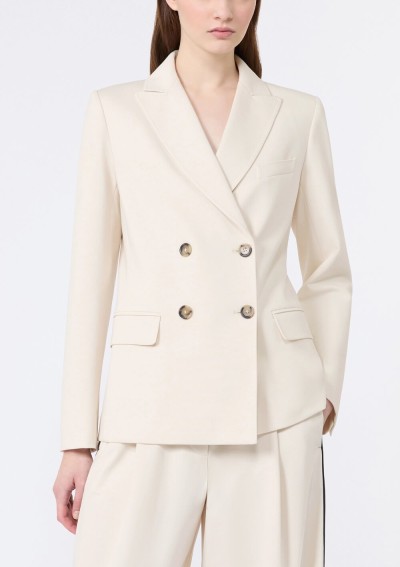 Weekend Max Mara - Milano-knit double-breasted jersey blazer - 5916026106 - WKDCOLIBRI - Tadolini Abbigliamento
