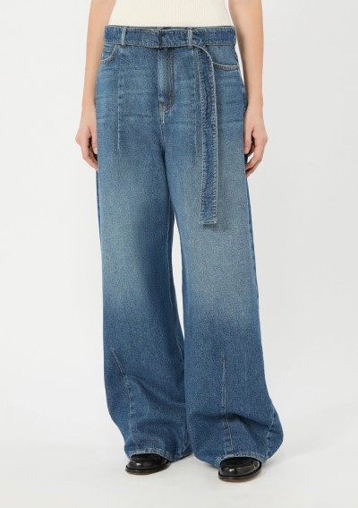 Weekend Max Mara - Wide-fit cotton denim jeans - 5186086106 - WKDMADIA - Tadolini Abbigliamento