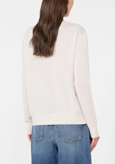 Weekend Max Mara - Maglia a V in lana, seta e cachemire - 5366126106 - WKDTALAMO - Tadolini Abbigliamento
