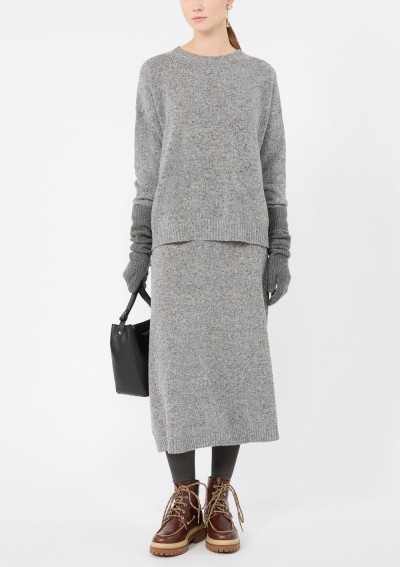 Weekend Max Mara - Maglia in mista lana e seta effetto tweed - 5366196206001 - WKDPALCHI - Tadolini Abbigliamento