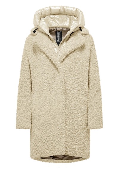 Bomboogie - Odessa Overcoat - Long coat in faux shearling - CW6570TSFC6 161 - Tadolini Abbigliamento