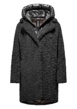 Bomboogie - Odessa Overcoat - Cappotto lungo in ecopelliccia effetto agnellino - CW6570TSFC6 90 - Tadolini Abbigliamento