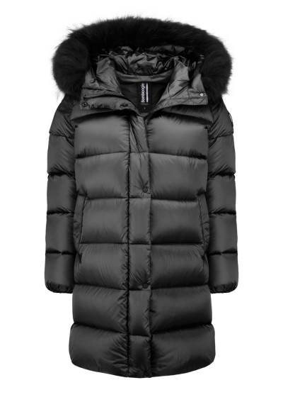 Bomboogie - Long down jacket in shiny nylon with a ciré finish - CW786PTDLC6 - Tadolini Abbigliamento
