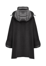 BOMBOOGIE - Wool cape with alpaca effect - CW9818TWLA6 - Tadolini A...