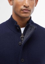 Barbour - Maglione con zip Patch - MKN0731 NY91 - Tadolini Abbigliamento