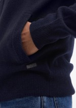 Barbour - Essential elbow-patch cardigan - MKN0731 NY91 - Tadolini Abbigliamento