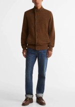 Barbour - Maglione con zip Patch - MKN0731 OR51 - Tadolini Abbigliamento