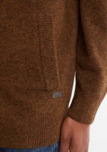 Barbour - Maglione con zip Patch - MKN0731 OR51 - Tadolini Abbigliamento