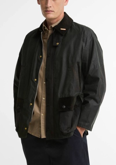 Barbour - Icons Patch Bedale waxed jacket - MWX2585 - Tadolini Abbigliamento