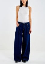 Vicolo - Jeans icon Mia baggy denim rinse - DAC5057 - Tadolini Abbigliamento
