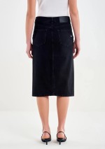 Vicolo - Gonna midi in denim con zip - DAC5016 - Tadolini Abbigliamento