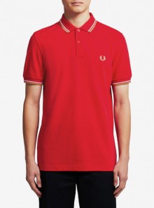 TWIN TIPPED FRED PERRY POLO SHIRT