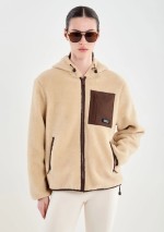 Vicolo - Teddy fabric jacket with chest pocket - TAC0356 - Tadolini Abbigliamento